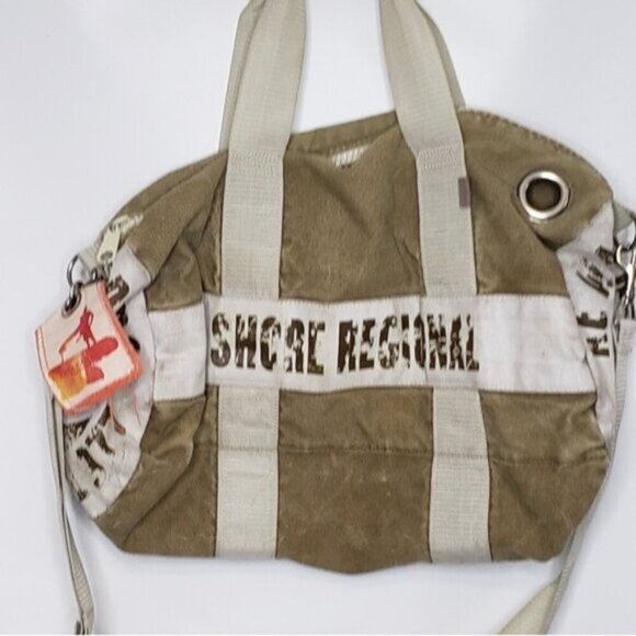 American Eagle Canvas Duffle  Weekend Bag - Picture 2 of 15